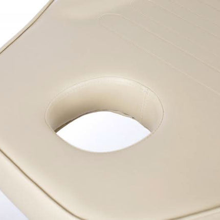 RESTPRO Hydro-1 pedikiūro baldas smėlio spalva – patogi paciento pozicija kosmetologijos salonui