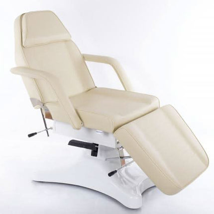RESTPRO Hydro-1 pedikiūro ir kosmetologijos sofa smėlio spalvos – profesionali kėdė salonui