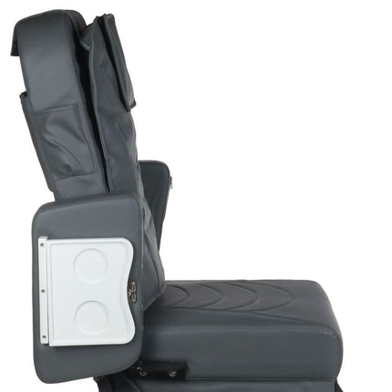 Pedikiūro baldas BS BR-2310 pilkos spalvos su hidrauliniu pakėlimo mechanizmu salonui