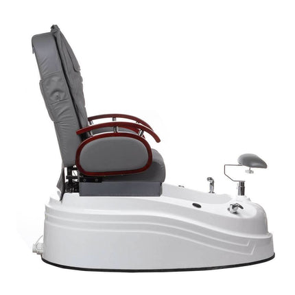 Ergonomiška pedikiūro kėdė BS BR-2307 su masažu – aukštos kokybės apmušalas ir reguliuojama atrama