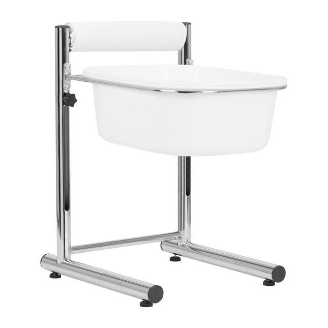 BeautyKit pedikiūro pakojis CHROME su reguliuojamu aukščiu ir vonele profesionaliam salonui