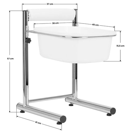 BeautyKit pedikiūro pakojis CHROME – ergonomiška įranga patogiam kojų priežiūros procedūroms