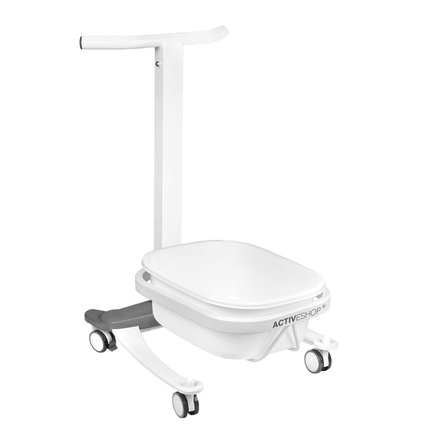 BeautyKit COMFORT pedikiūro vonelė ant ratukų su pakėlimo funkcija – ergonomiška įranga manikiūro salonui