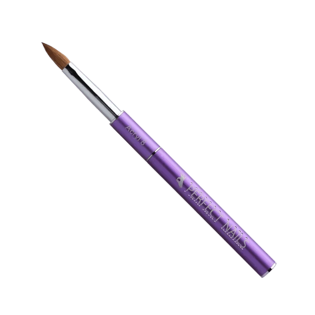 Perfect Nails Acryl Builder nagų teptukas Nr. 8 – profesionalus akrilo formavimo įrankis manikiūro procedūroms