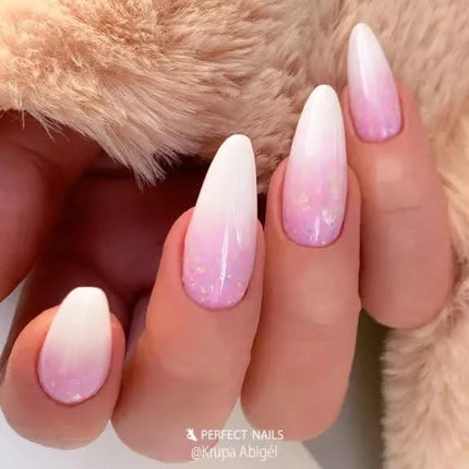 PERFECT NAILS Elastic Milky guminis bazės pagrindas MILKY WHITE, 8 ml. - Beauty Kit