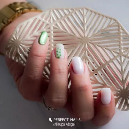 PERFECT NAILS Elastic Milky guminis bazės pagrindas MILKY WHITE, 8 ml. - Beauty Kit