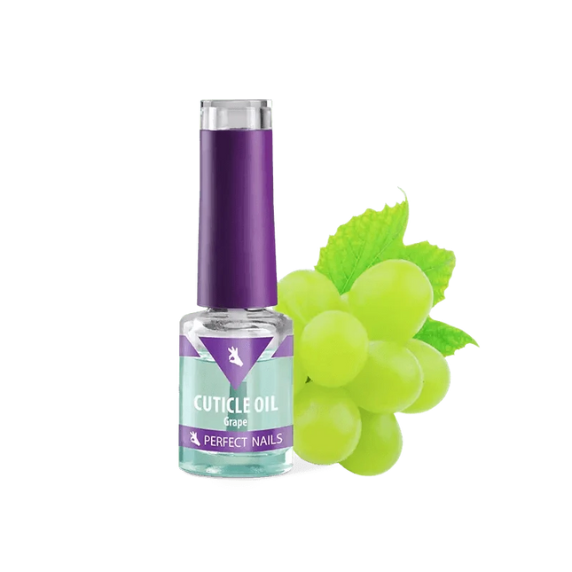 Perfect Nails Grape odelių aliejus 4 ml – profesionalus vynuogių aliejus nagų odelėms minkštinti ir maitinti