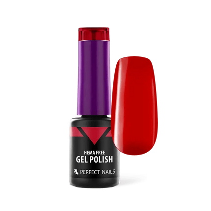 Perfect Nails HEMA FREE gelinis lakas FIRE 4ml – profesionalus, be HEMA alergenų, ilgalaikis manikiūrui ir pedikiūrui