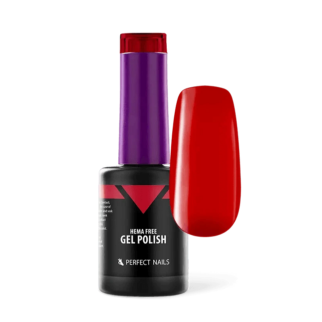 Perfect Nails HEMA FREE gelinis lakas FIRE 8ml – profesionalus be HEMA formulės gelinis lakas manikiūro salonams