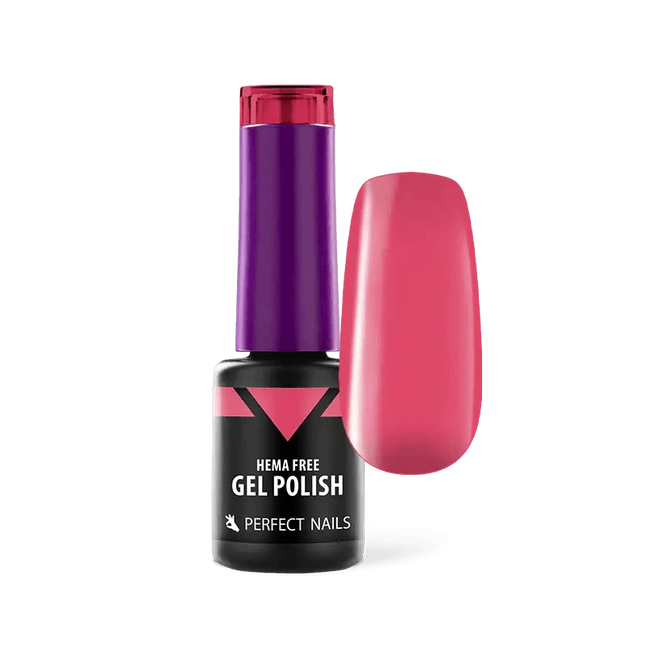 Perfect Nails Hema Free gelinis lakas Raspberry 4ml – profesionalus hema neturintis gelinis lakas manikiūro salonams