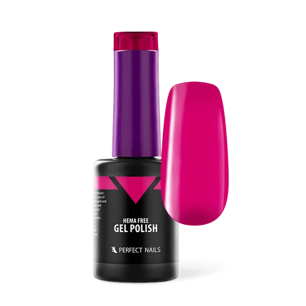 Perfect Nails Hema Free gelinis lakas Magenta 8ml – profesionalus hipoalerginis gellakas manikiūrui