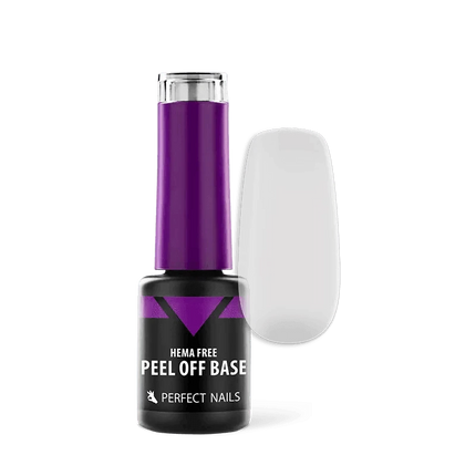 Perfect Nails HEMA FREE Peel-off gelinio lako bazė 8 ml – lengvai nuimama be acetoninio nulakavimo