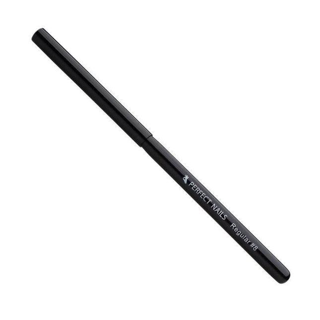 Perfect Nails Wooden Acryl Brush Regular Nr. 8 – profesionalus medinis akrilinis nagų teptukas manikiūro salonams