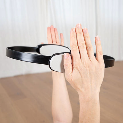 Profesionalus pilates žiedas Ø 38 cm vidinių šlaunų ir liemens raumenų stiprinimui
