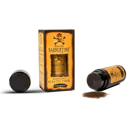 BARBERTIME plaukų tankinimo pudra, tamsiai ruda, 21g