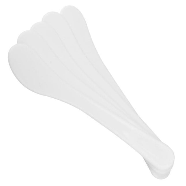 BeautyKit SP-05 plastikinė mentelė kaukėms tepti 150mm – kosmetologų priemonė alginatinėms kaukėms, 5vnt