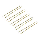 Beauty Kit plaukų segtukai E-57 5,6 cm aukso spalvos 120 vnt – profesionalūs metaliniai segtukai kirpyklai