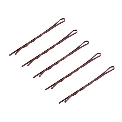 BeautyKit plaukų segtukai kirpykloms E-58 5,6 cm vario spalvos 120 vnt – metaliniai segtukų rinkinys kirpyklai