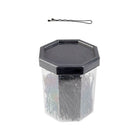 BeautyKit plaukų segtukai E-62 150vnt. 4,9cm juodi – metaliniai kirpyklos segtukai sekcijoms, kirpimui ir dažymui