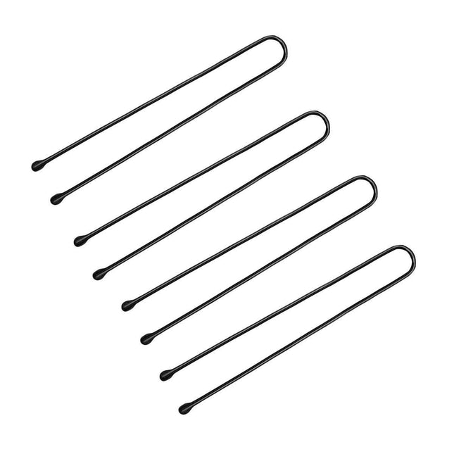 BeautyKit plaukų segtukai E-63 150 vnt. 4,9 cm juodi metaliniai kirpyklai