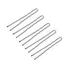 BeautyKit plaukų segtukai E-65, 6 cm, juodi, 300 vnt. – metaliniai kirpyklos segtukai plaukų fiksavimui