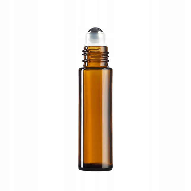 BeautyKit stiklinis buteliukas su rutuliniu aplikatoriumi 10ml – tikslus serumų ir aliejų tepimas
