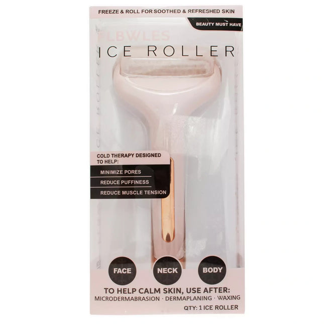 BeautyKit ice roller masažuoklis veidui ir kūnui – profesionalus šaltojo masažo įrankis kosmetologijos salonams