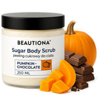 Beautiona cukraus kūno šveitiklis Pumpkin & Chocolate 250 ml – profesionalus egzfoliantas salonams