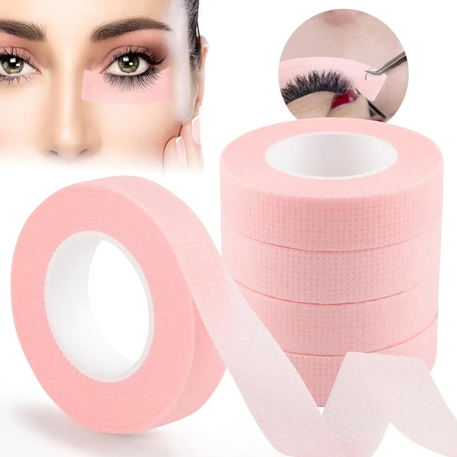 BeautyKit blakstienų priauginimo juostelė rožinė – profesionali priemonė salonams ilginant ir formuojant blakstienas