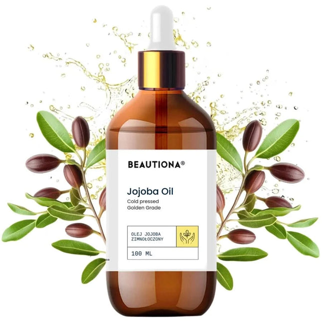 Jojoba aliejus 100% BEAUTIONA, 100 ml - natūralus nerafinuotas aliejus