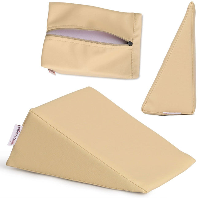 Habys COMFY BASE K533 pozicionavimo atrama 20x15x10 cm smėlio spalvos masažo procedūroms salonuose