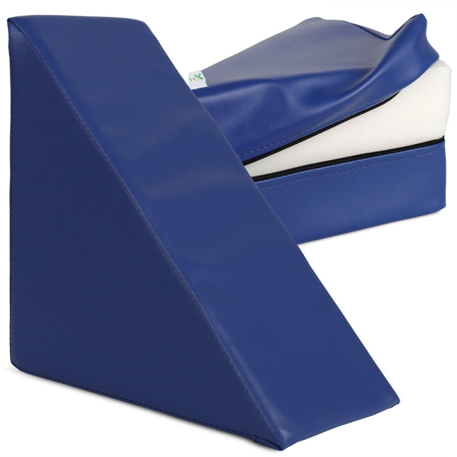 Habys Vinyl Flex K012 pozicionavimo atrama 30x15x30 cm tamsiai mėlyna – ergonomiška pagalvė masažo procedūroms