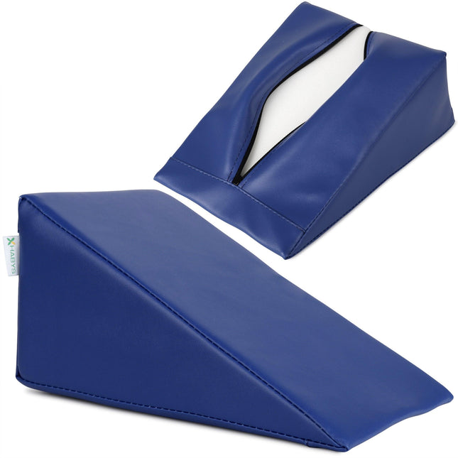 Habys Vinyl Flex K012 pozicionavimo atrama 30x20x16 cm tamsiai mėlyna – ergonomiška pagalba masažo procedūroms