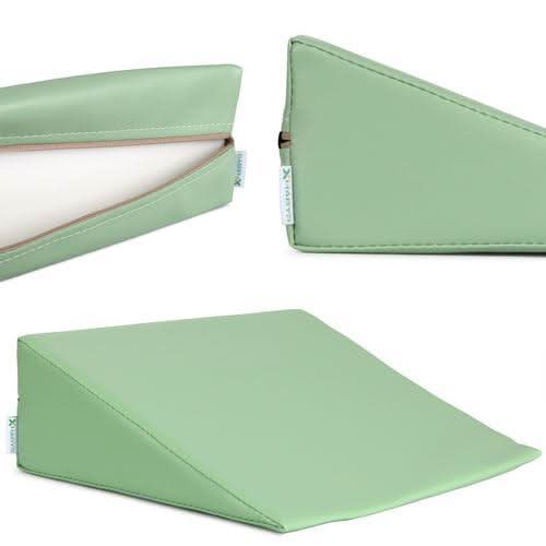 Habys pozicionavimo atrama 30x40x12 cm Vinyl Flex K022 žalia – profesionali masažo pagalvėlė klientų komfortui