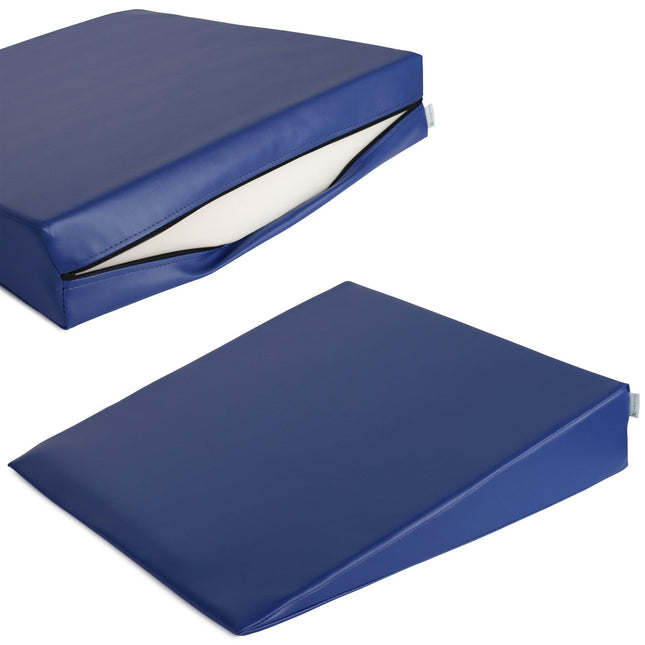 Habys Vinyl Flex K012 pozicionavimo atrama 60x60x12 cm tamsiai mėlyna – profesionali masažo pagalvė klientų komfortui