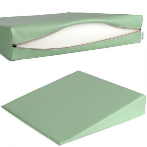 Habys pozicionavimo atrama 60x60x12 cm Vinyl Flex K022 žalia – ergonomiška pagalvėlė masažo procedūroms salone