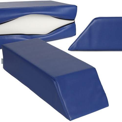 Habys Vinyl Flex K012 pozicionavimo atrama 67/53x25x15 cm tamsiai mėlyna – profesionali masažo pagalvė kūno padėčiai