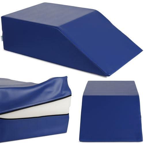 Habys Pozicionavimo atrama 70/40x40x20 cm VINYL FLEX K012 tamsiai mėlyna – profesionali masažo atrama