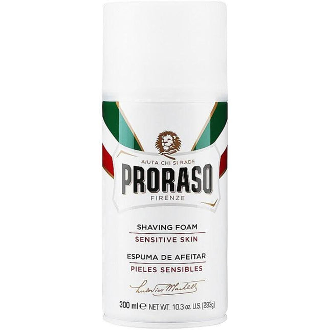 Proraso White Line Shaving Foam skutimosi putos jautriai odai, 300ml - Beauty Kit