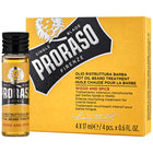 Proraso Wood & Spice Oil karštas barzdos aliejus profesionaliai barzdos priežiūrai salone 4x17ml