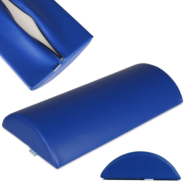 Habys Vinyl Flex K012 pusiau apvali atrama 60x30x10 cm masažo stalui, tamsiai mėlyna