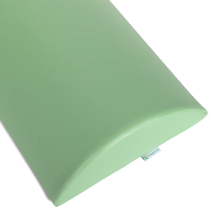 Pusiau apvali atrama Vinyl Flex 60x30x10 cm žalia – patvari vinilo danga lengvam valymui ir higienai