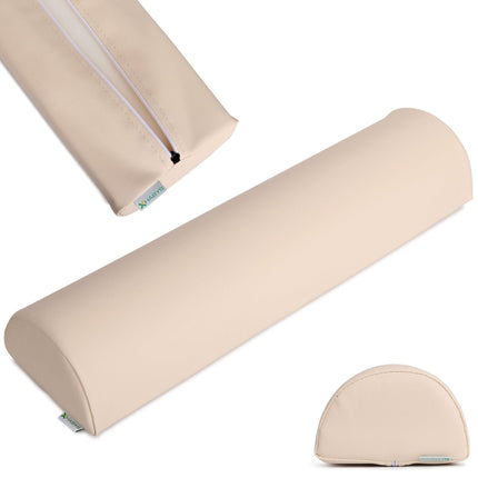 Habys pusvolelis 60x15x10 cm MATT TOUCH K101 smėlio spalvos profesionaliam kūno masažui salonuose