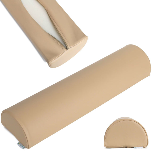 Habys pusvolelis SOFT TOUCH K607 60x15x10 cm smėlio spalvos masažo procedūroms salonuose