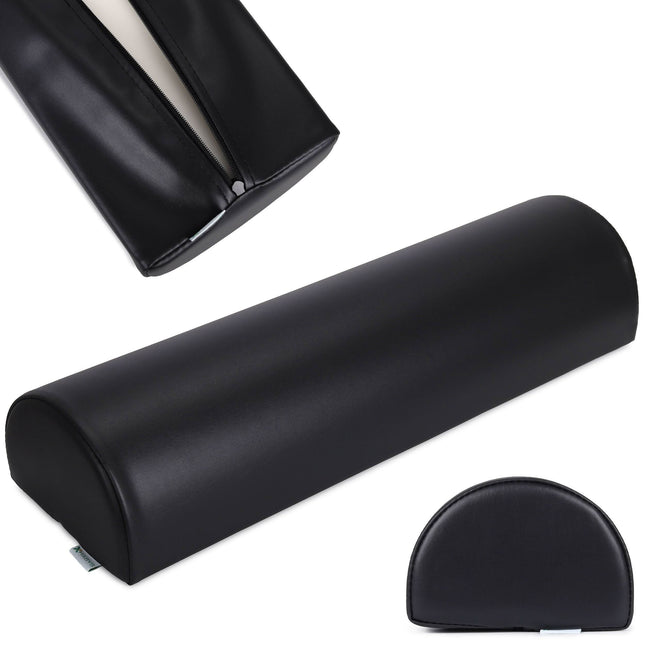 Habys pusvolelis 60x18x12 cm Vinyl Flex K015 juodas – profesionalus masažo pagalbinis įrankis salonams