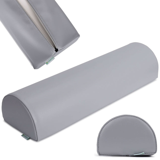 Habys pusvolelis 60x18x12 cm Vinyl Flex K029 pilkas – profesionalus masažo pagalbinis įrankis salonams