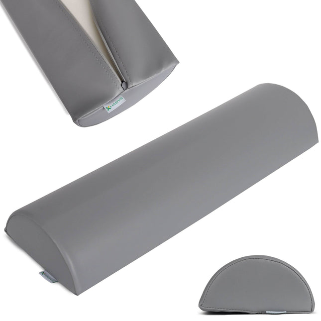 Habys pusvolelis 60x19x9 cm Vinyl Flex K022 pilkas – profesionalus masažo pagalbinis įrankis salonams