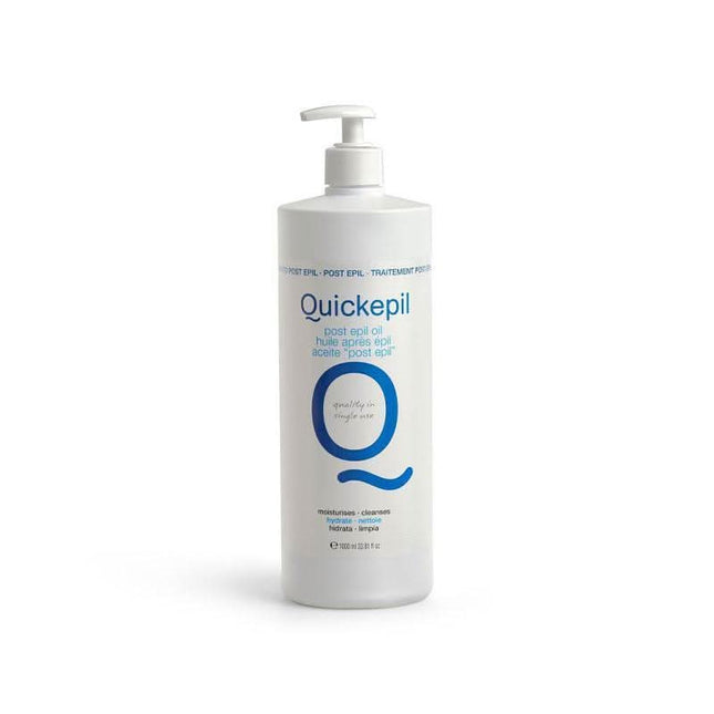 QUICKEPIL aliejus po depiliacijos su vitaminu E 1000 ml – šalina vaško likučius, drėkina ir maitina odą