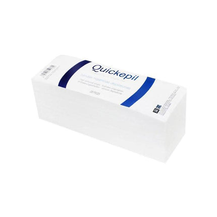 QUICKEPIL vienkartinės depiliavimo juostelės 23×7,5 cm, 200 vnt. pakuotė – neaustinės, patvarios, salonui