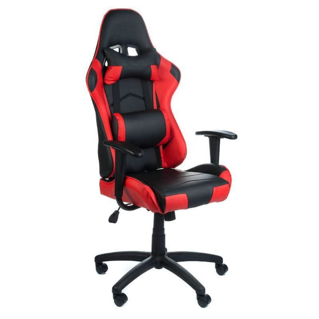 BS CorpoComfort BX-3700 RACER žaidimų kėdė raudona juoda ergonomiška profesionali biuro kėdė